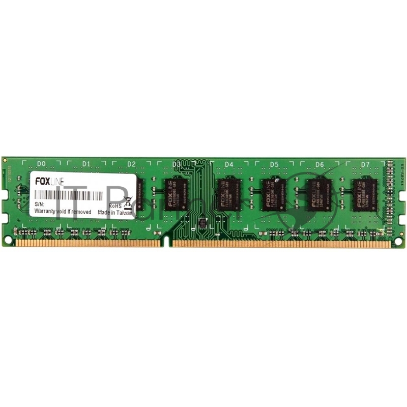 Оперативная память Foxline, DDR3L, 4GB (1x4 GB), 1600 MHz, CL11
