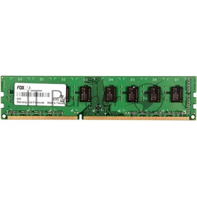 Оперативная память Foxline, DDR3L, 4GB (1x4 GB), 1600 MHz, CL11