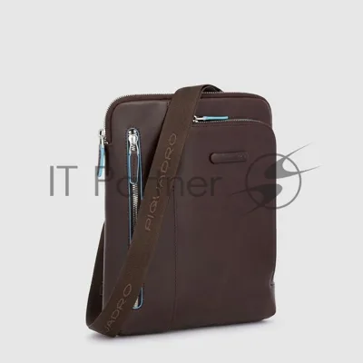 Сумка для ноутбука Piquadro CA1816B2/MO красный/коричневый натур.кожа