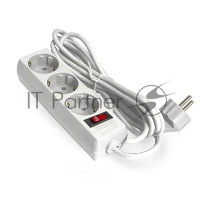 Сетевой фильтр ExeGate EX221178RUS SP-3-1.8W (3 розетки, 1.8 м, евровилка, белый)