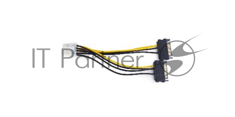 Разветвитель питания Cablexpert CC-PSU-83, 2xSATA->PCI-Express 8pin, для подключения в/к PCI-Е (8pin) к б/п ATX