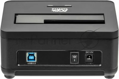Докстанция 2,5"/3,5" SATAIII AgeStar 3UBT7 USB 3.0, пластик+алюминий, черная