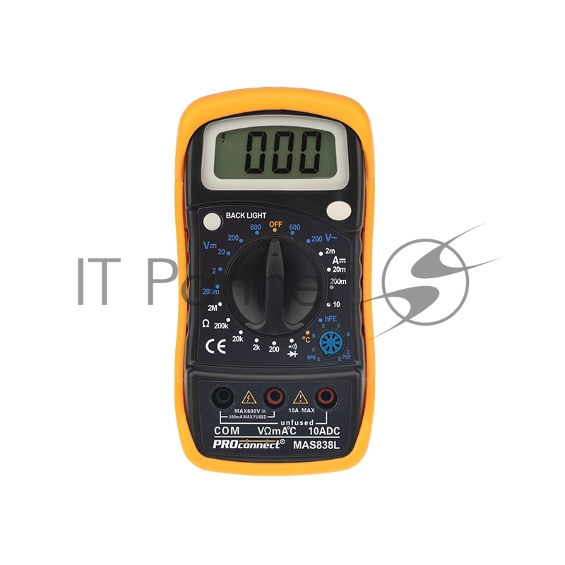 Универсальный мультиметр PROconnect MAS838L (DT858L)
