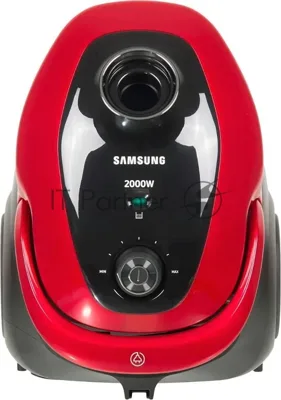 Пылесос Samsung VC20M257AWR красный, 460/2000 Вт, уборка сухая, пылесборник мешок 2.5 л