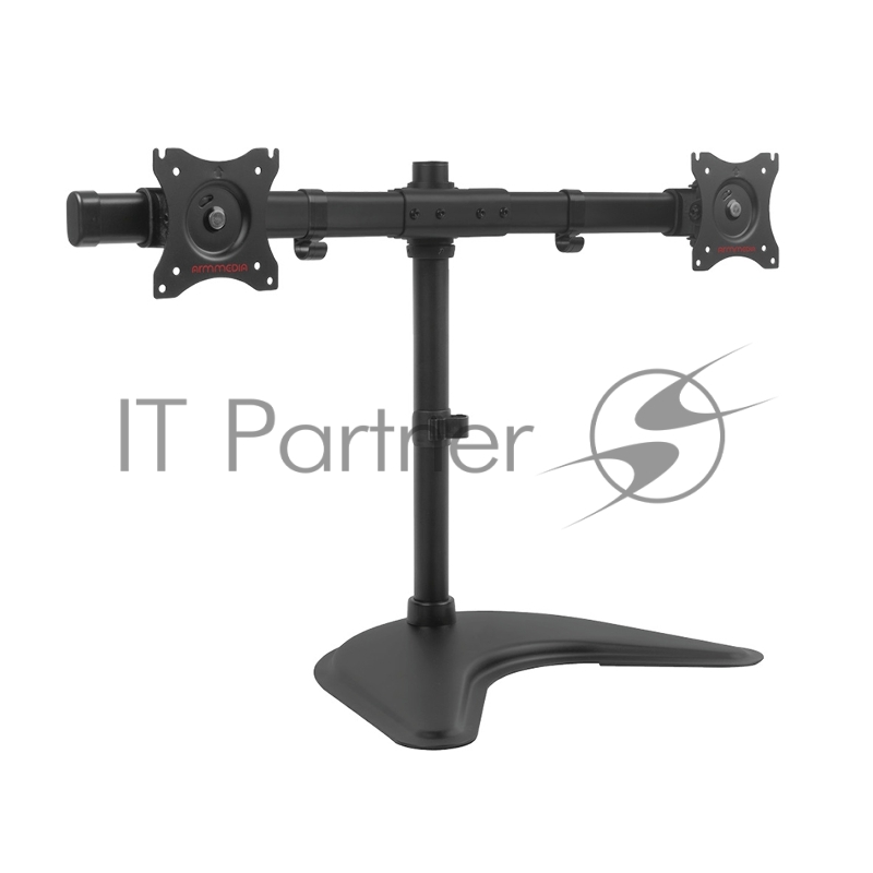 Кронштейн для мониторов Arm Media LCD-T52 черный 15"-32" макс.20кг настольный поворот и наклон верт.перемещ.