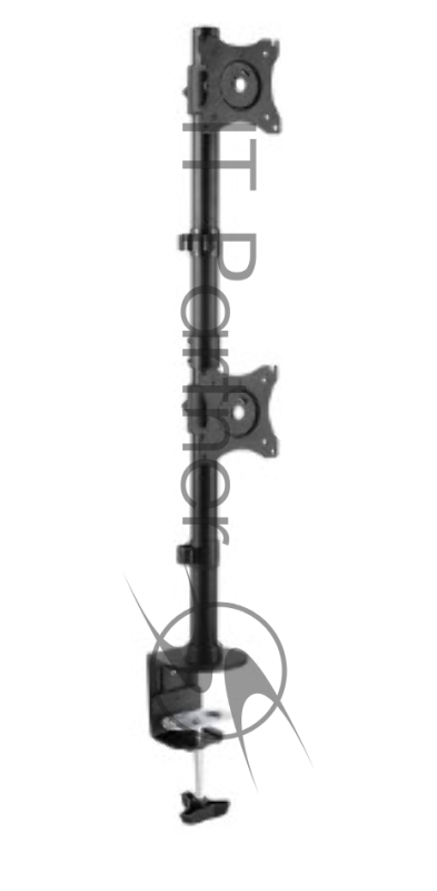 Кронштейн для мониторов Arm Media LCD-T43 черный 15"-32" макс.20кг настольный поворот и наклон верт.перемещ.