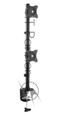 Кронштейн для мониторов Arm Media LCD-T43 черный 15"-32" макс.20кг настольный поворот и наклон верт.перемещ.