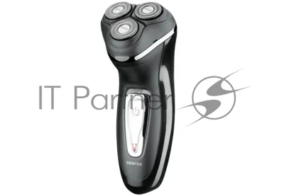 Электробритва Centek CT-2166 (хром/черный) ротор, АККУМУЛЯТОР + РАБОТА ОТ СЕТИ,триммер