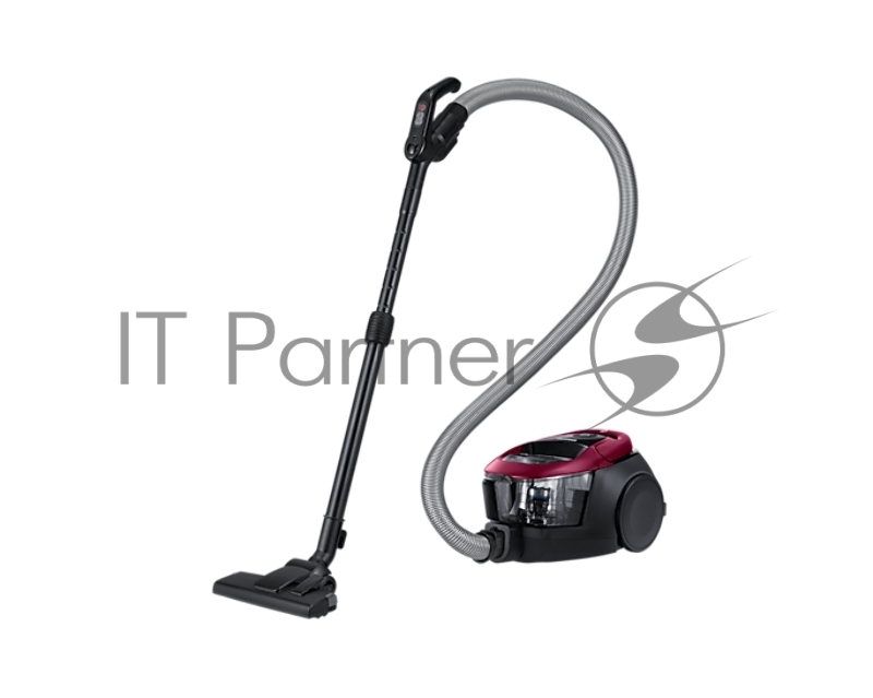 Пылесос Samsung VC18M31A0HP/EV бордовый/черный, 380/1800 Вт, уборка сухая, пылесборник контейнер 2 л