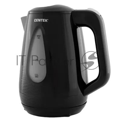 Электрочайник Centek CT-0048 черный, 1.8 л, 2200 Вт, скрытый нагревательный элемент