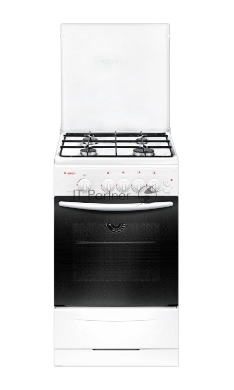 Плита газовая Gefest ПГ 3200-06 К33 белый, конфорок 4 шт, духовка 42 л, 50 см x 85 см x 57 см
