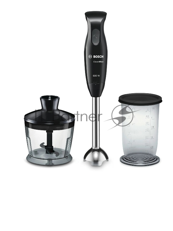 Блендер погружной Bosch MSM2620B черный, 600 Вт, 1 скорость