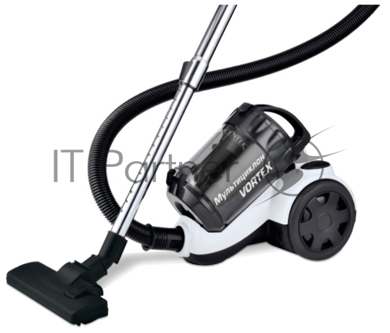 Пылесос Centek CT-2528 белый/черный, 350/2000 Вт, уборка сухая, пылесборник циклонный фильтр, 1.5 л