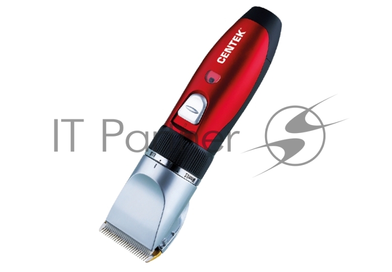 Машинка для стрижки Centek CT-2118 черный/красн