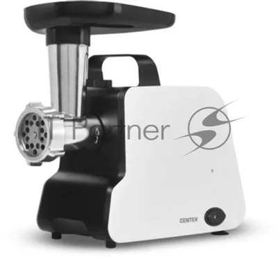 Мясорубка электрическая Centek CT-1603 белый, 2000 Вт, 2.0 кг/мин, реверс, защита от перегрузки, насадки - 4