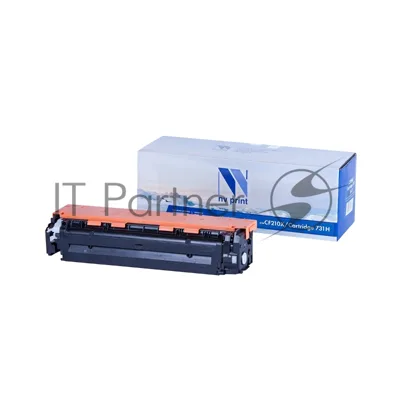 Картридж лазерный NVPrint совместимый HP CF210X/Canon 731Н черный для LaserJet Color Pro M251n/M251nw/M276n/M276nw/Canon LBP-7100Cn/7110Cw (2400k)