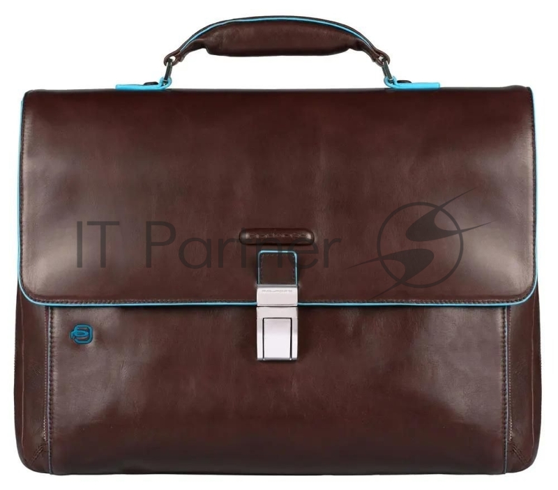 Портфель Piquadro Blue Square CA3111B2/MO, коричневый, натур.кожа/нейлон