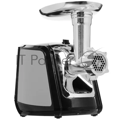 Мясорубка электрическая Sakura SA-6407 серый, 1800 Вт, 2.0 кг/мин, реверс, защита от перегрузки, металлический лоток, насадки - 5