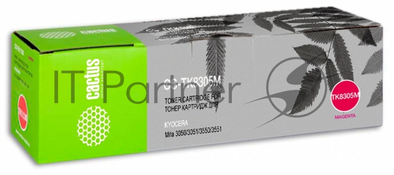 Картридж лазерный Cactus CS-TK8305M пурпурный (15000 стр.) для Kyocera Mita 3050/3051/3550/3551