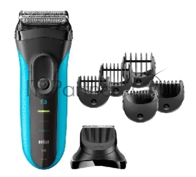 Электробритва сетчатая Braun 3010BT синий/черный