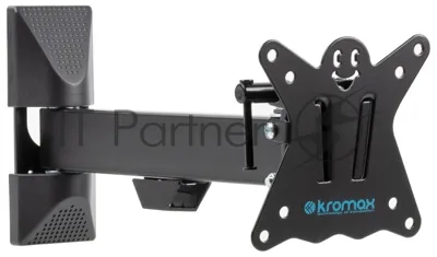 Кронштейн Kromax CASPER-103 черный, 10"-28", max 25 кг, VESA 100x100 мм
