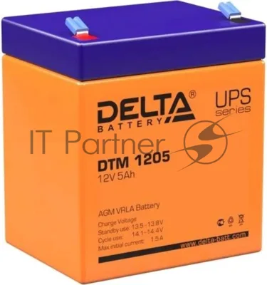 Батарея для ИБП Delta DTM 1205 (12V, 5Ah)