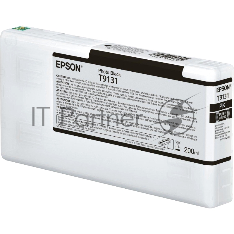 Картридж струйный Epson T9131 (C13T913100) фото черный (200 мл) для SureColor SC-P5000, SC-P5000V