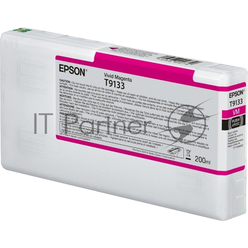 Картридж Epson T9133 (C13T913300) пурпурный (200 мл) для SureColor SC-P5000, SC-P5000V