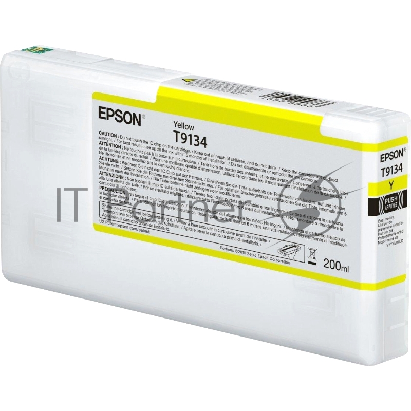 Картридж струйный Epson T9134 (C13T913400) желтый (200 мл) для SureColor SC-P5000, SC-P5000V