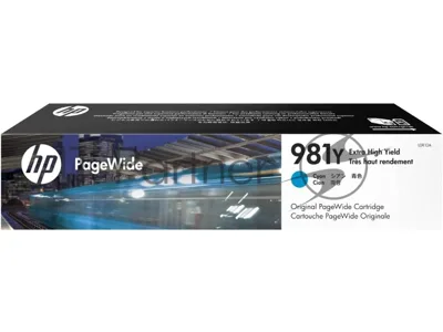 Картридж струйный HP 981Y голубой Original PageWide Crtg