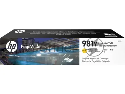 Картридж струйный HP 981Y желтый Original PageWide Crtg