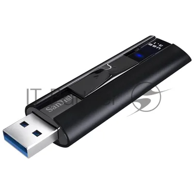 Флешка USB R/W 128 Gb SanDisk CZ880 Cruzer Extreme Pro, USB 3.1, Металлич., черный