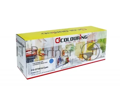 Картридж лазерный Colouring CG-CF381A (тип CF381A) Cyan голубой (2700 стр.) для HP Color LaserJet Pro M475/M476 MFP