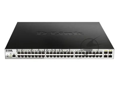 Коммутатор D-Link DGS-1210-52P/ME/B1A, 48×1 Гбит/с + 4×1 Гбит/с SFP, управляемый