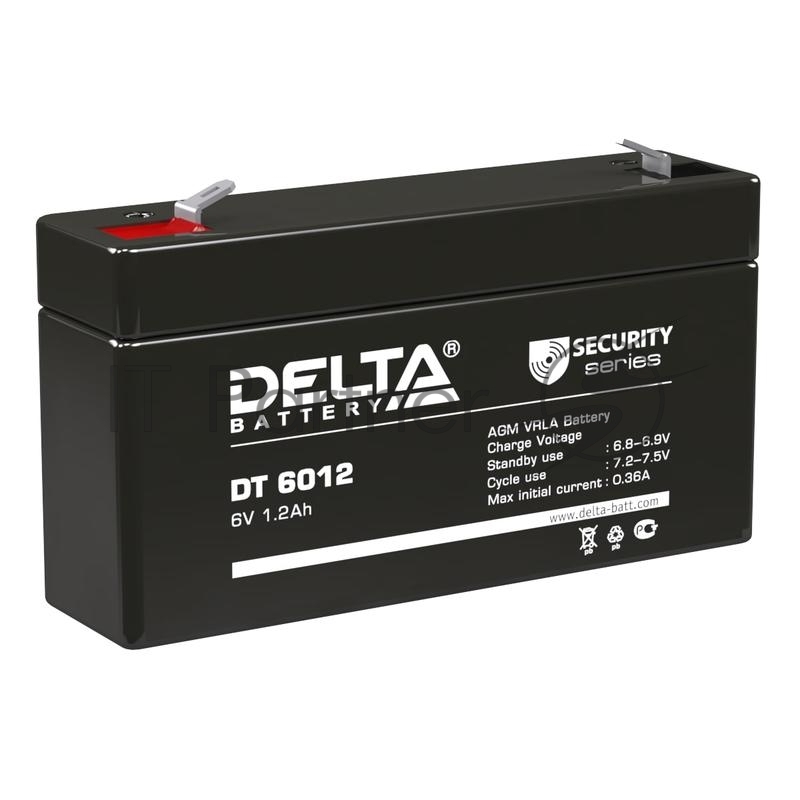Батарея для ИБП Delta DT 6012 (6V, 1.2Ah)