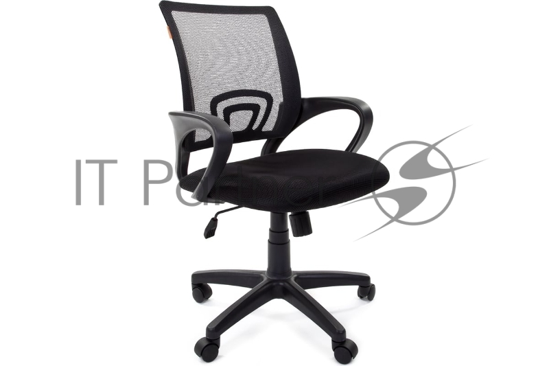 Кресло Chairman 696 TW-01 черный, ткань, 120 кг, механизм качания