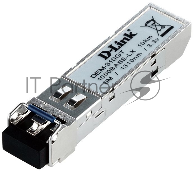 Трансивер D-Link DEM-310GT/DD, 1-port mini-GbIC LX Single-mode Fiber Transceiver (up to 10km, support 3.3V power), DDM support