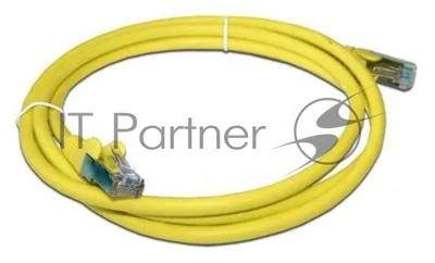 Кабель Патч-корд LANMASTER FTP, вилка RJ-45, вилка RJ-45, кат.6А, LSZH, 1.5м, желтый [lan-pc45/s6a-1.5-yl]