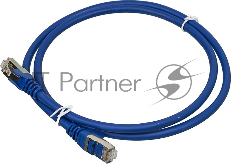 Кабель Патч-корд LANMASTER FTP, вилка RJ-45, вилка RJ-45, кат.6А, LSZH, 1м, синий [lan-pc45/s6a-1.0-bl]