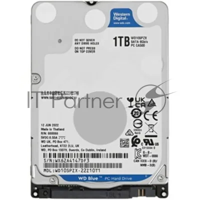 Жесткий диск HDD WD Blue 1Tb 5400rpm SATA 128Mb 2.5"