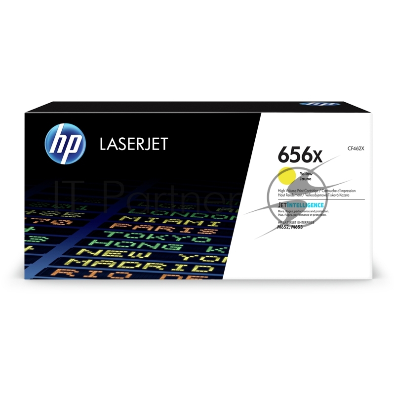 Картридж лазерный HP 656X High Yield Yellow для HP CLJ M652/M653 (CF462X) 22000 стр