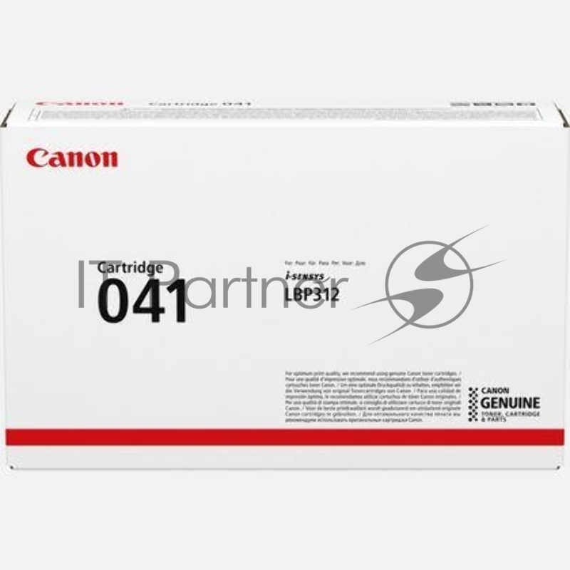 Картридж лазерный Canon Cartridge 041 (0452C002) черный (10000 стр.) для Canon LBP312x