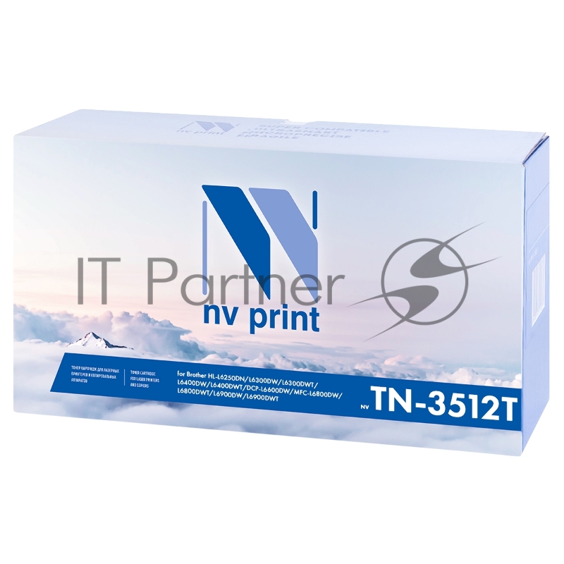 Картридж NVPrint совместимый Brother TN-3512T для HL-L6250DN/L6300DW/L6300DWT/L6400DW/L6400DWT/DCP-L6600DW/MFC-L6800DW/L6800DWT/L6900DW/L6900DWT (12000k)