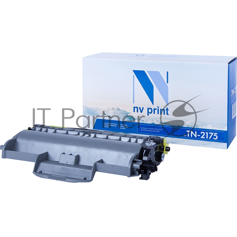 Картридж NVPrint совместимый Brother TN-2175T для HL-2140R/2142/2150NR/2170WR/DCP-7030R/7032/7040/7045NR/MFC-7320R/7440NR/7840WR (2600k)