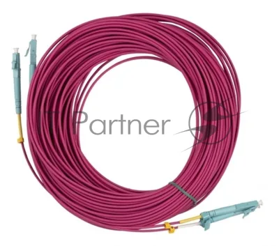 Патч-корд Hyperline FC-D2-504-LC/PR-LC/PR-H-10M-LSZH-MG Патч-корд волоконно-оптический (шнур) MM 50/125(OM4), LC-LC, duplex, LSZH, 10 м