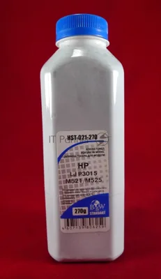 Тонер HP LJ P3015/M521/M525 (фл. 270г) B&W Standart фас. Россия