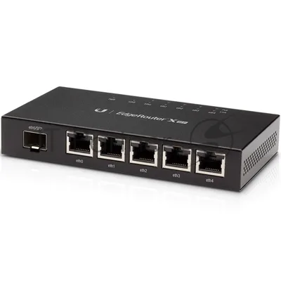 Маршрутизатор Ubiquiti EdgeRouter X SFP (ER-X-SFP-EU), 5×1 Гбит/с PoE + 1×1 Гбит/с SFP, управляемый