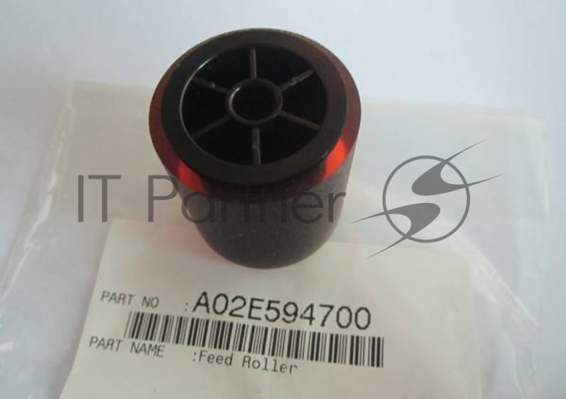 Ролик подачи обходного лотка Konica-Minolta bizhub C203/C220/C253/C280/C353/C360/mc8650 (A02E594700)