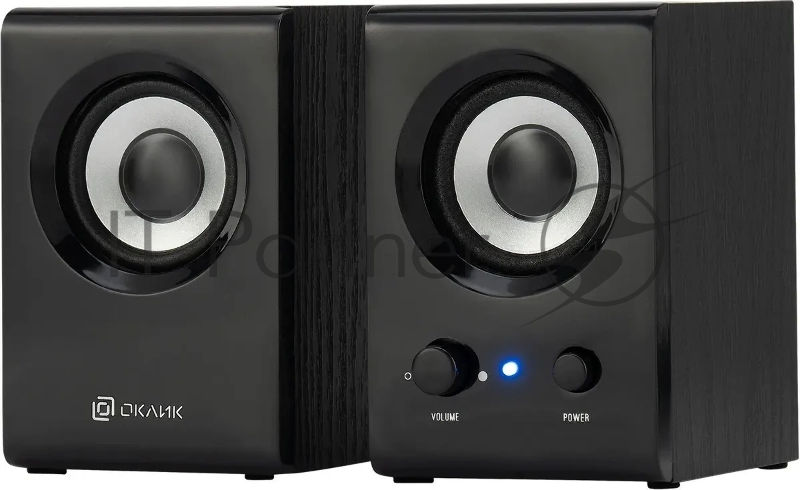 Акустическая система Oklick OK-160 2.0 черный 6Вт