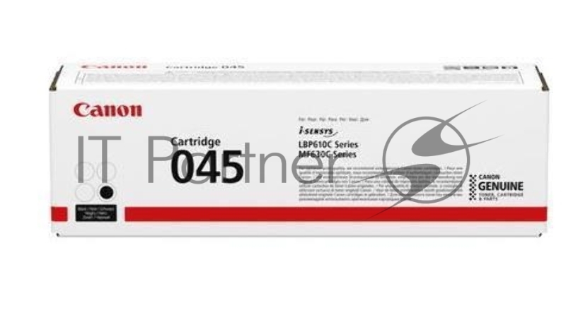 Картридж лазерный Canon 045BK черный, 1400 стр., для i-SENSYS MF631/633/635, LBP611